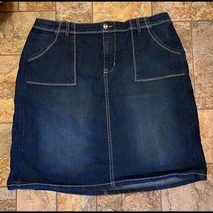 Cato Woman 16W Denim Jean Skirt